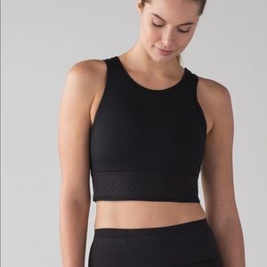 Lululemon Mind Over Miles Crop Top